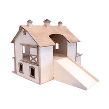 AmishToyBox.com Large Pennsylvania Bank Barn Toy Deluxe Wooden Design Natural