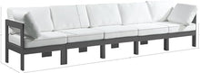 Meridian Furniture 376White-S150A Nizuc Collection Modern | Contemporary Outdoor Patio Modular Sofa