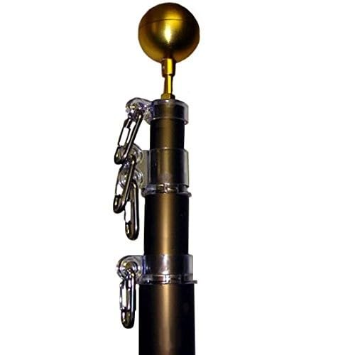 Telescoping Flagpoles | Bronze Anodized | 20'H
