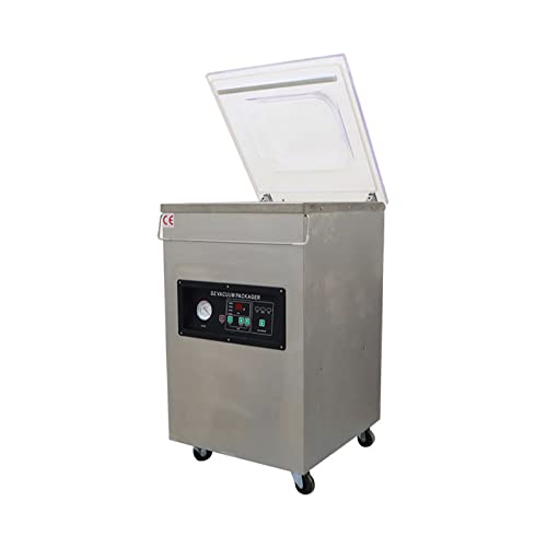 LGXEnzhuo Single Chamber Vacuum Packaging Machine 110V 900W Silver