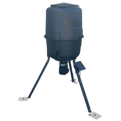 Complete Feeder Kit for OvoControl Bird & Pigeon Control | Automatic Feeder | Solar Charger | Battery | 6V 4.5 Amp Rechargeable Battery | Stainless Steel Feet | by Innolytics IN-17608KIT