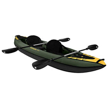 Retrospec Coaster 2 Person Inflatable Kayak - Portable Ripstop Polyester Blow up Kayak Wild Spruce