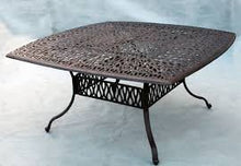 Patio Land Mandalay 9pc Outdoor Patio Dining Set Dark Bronze Sesame