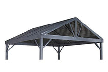 Sojag 10' x 10' Sanibel I Hardtop Gazebo Outdoor Aluminum Frame Light Grey