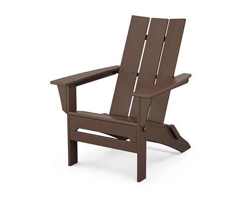 POLYWOOD® Modern Folding Adirondack in Mahogany