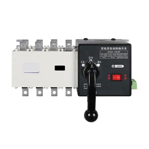 Dual Power Supply Automatic Transfer Switch 4P 380V Manual Switch