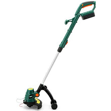 Lazy Electric Lawn Mower Small Lawn Mower Handheld Portable Multifunctional Wireless Lithium Battery Lawn Mower Green
