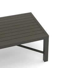 Outdoor Escape 2 Piece Wicker Patio Furniture Set with Outdoor Loveseat and Slatted Coffee Table, Elegant Patio Loveseat and Coffee Table for Outdoors