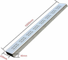 uhyOHF Stainless Steel Trench Drain Kit, Outdoor Patio Deck Yard Driveway Sidewalk Parking Channel Drainage System, Bathroom Slim Shower Floor Drain, Drain Grate Diver,Silver-100x15x4CM