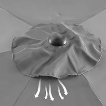 Replacement Canopy for 6.5'x10' Patio Umbrella - Waterproof Rectangular Parasol Top Cover UV-Resistant Fabric Easy Installation for Market Tables Outdoor Shade Solution,Black-300x200cm/10x6.5ft