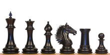 The Chess Store Copenhagen Staunton Chess Set Ebony & Boxwood with Black & Ash Burl Board 4.5" King