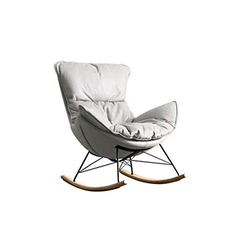 Leisure Rocker Chairs Nordic Balcony Rocking Chair Light Luxury Living Room Adult Leisure Sofa Chair Home Lazy Recliner Sofa Rocking Rocking Chair
