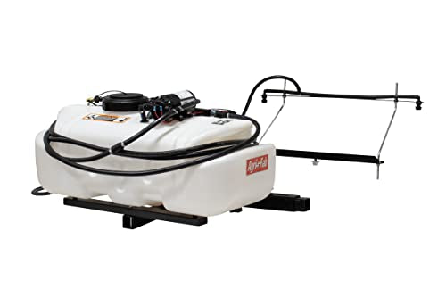 Agri-Fab 45-0628 Zero Turn Riding Lawn Mower Sprayer with Boom and Wand 15-Gallon Capacity White