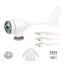 Wind Turbine Generator 2000w Horizontal Wind Turbine Generator 3 Blades 12V 24V 48V Alternative Energy Generator MPPT Controller - Onshore Wind(Turbine Only,3_12V_1500W)
