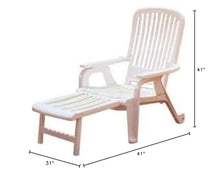 Grosfillex Bahia Resin Deck Chair - 47658004 (10 pack)