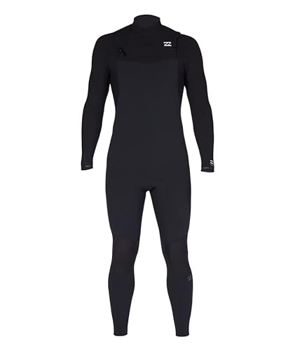 Billabong Mens 3/2mm Furnace Comp Chest Zip Fullsuit Wetsuits Black 23
