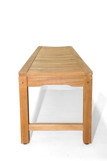 GOLDENTEAK - Outdoor Backless Teak Bench 72 inch – Premium Grade A Teak Bench for Indoor and Outdoor Use, Patio Dining and Seating, Spas and Entranceways.