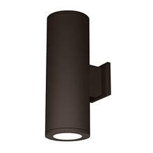 WAC Lighting DS-WD08-N30S-BZ Tube Architectural 8" LED Up & Down Wall Light Straight Narrow Beam 3000K, Bronze