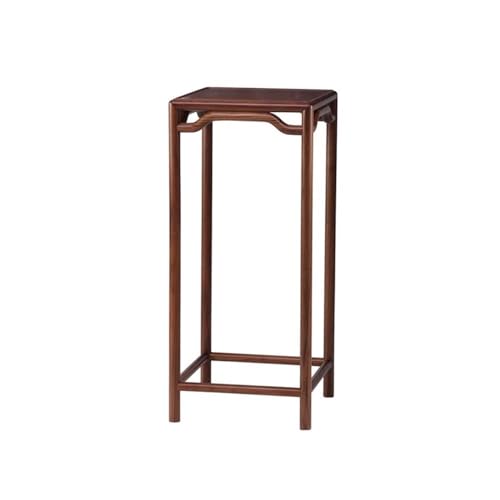 LUYOUBOZHU Vase Stand Plant Holder for Indoor Living Room, New Chinese Walnut Wood Bonsai Stand Shelf
