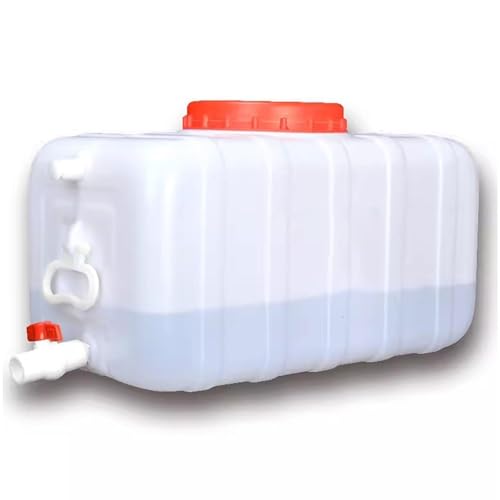 DIROVO Rain Barrels Water Container with Tap,Plastic Portable Drinking Storage, Carrier Bucket for Camping Outdoor Driving Hiking Fishing Emergency(420L)