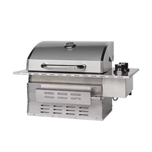 CHALEUR 27" Smokeless Gas Grill - 2-Burner 17000BTU Built In Gas Grill & Built In Grill Head - Premium 304 Stainless Steel Drop In Grills for Outdoor Kitchens & Indoor Drop In Grill (Propane)