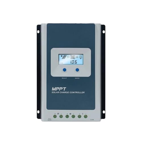 40A MPPT Solar Charge Controller 12V 24V Battery Voltage Max Solar Panel 100V Regulator with MT52 Data Monitor(Only Controller)