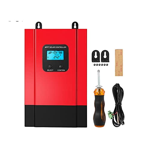 ROROLL Solar Charge Controller, 60A 40A MPPT Solar Controller 48V/36V/24V/12V Auto Back-Light LCD Max 150VDC Input Energy Saving WiFi RS485 Port(60A)