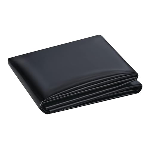 PLOZINDA Pond Liner Pond Liners 22mil, HDPE Koi Pond Liner, Large Outdoor Fish Pond Liner Glue, for Reservoir Garden Fountains, Easy to Cut (Color : 22mil, Size : 12x50m/39.36x164ft)