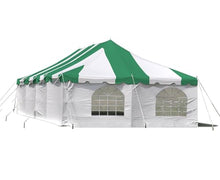 Party Tents Direct 20'x40' Weekender Canopy Pole Tent with Sidewalls Green