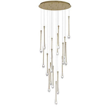 ET2 Stillo 27W 18 LED Pendant Light 18" Tall 25.5" Wide Gold