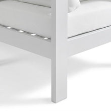 Outdoor Escape White Fabric Outdoor Patio Modular Sectional with Contemporary Style, Comfortable Seating, Durable Frame, Ideal for Garden, Porch, Or Deck