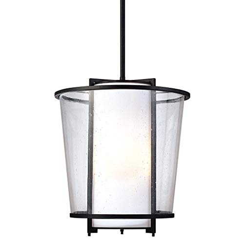 Troy Lighting F1358FBZ Transitional Three Light Pendant from Bennington collection in Bronze/Dark finish,