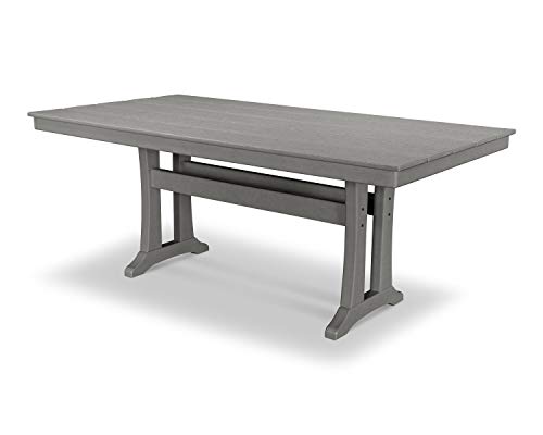 Trex Outdoor Furniture™ Farmhouse Trestle 37" x 72" Dining Table in Stepping Stone