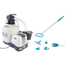 INTEX Krystal Clear 3,000 GPH Above Ground Pools Sand Filter Pump Bundle