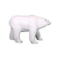 Design Toscano Polar Bear on the Prowl Outdoor Garden Animal Statue, 76 Inch, Resin, Full Color Finish