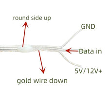 DC5V 1000/3000ct 15/20/25/30mm/50mm/100mm pitch WS2811 LED seed pixel string light RGB addressable full-color IP67 transparent line(3000ct pixels,150MM PITCH DC5V_INDIVIDUALLY PIXEL_CLEAR WIRE)