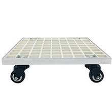 QUANGJN Plant Caddy with Wheels Heavy Duty,Rolling Plant Stand 330Lb Capacity, Outdoor Planter Caddies Large Flower Pot Mover Plant Dolly Holder Planter Trolley Ca,White-46cm/18in