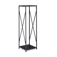 EliteBloom Firewood Storage Rack Iron Black Assembly Firewood Holder Fireplace Firewood Divider Rack Home Wood Firewood Storage Rack,