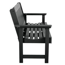 Highwood AD-BENW2-BKE Lehigh Garden Bench, 4 Feet, Black