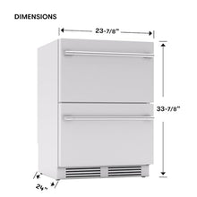 Zephyr Presrv 24 Inch Outdoor Refrigerator Drawers Wine & Beverage Fridge