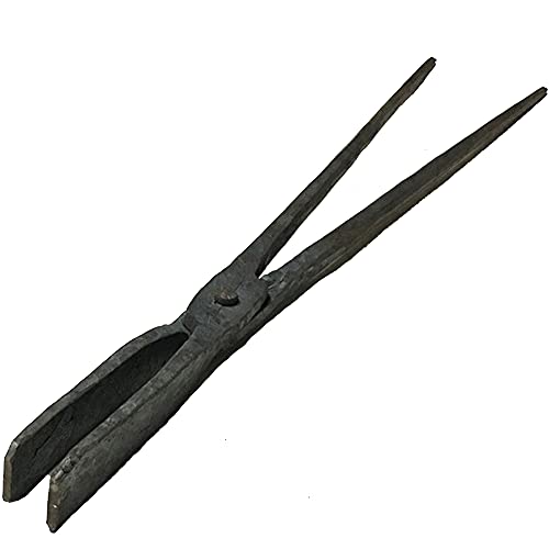 Blacksmith Tongs Blacksmith's Tong Flat Tongs Anvil Vise Forge 36-110 cm Blacksmith's Tongs for Engineer Blacksmith Forge,110cm