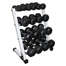 Ader Heavy Duty Dumbbell Set with Rack 35-80 lbs 8 Pairs