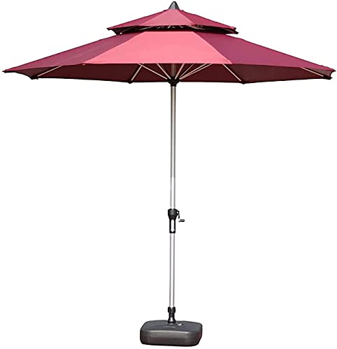 OREKPOT Patio Umbrella Outdoor Umbrella Garden Furniture Beach Umbrella Sunshade for Pool Patio & GardenUV Protection Adjustable Height Easy Setup