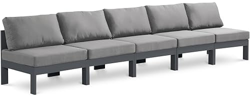 Meridian Furniture 376Grey-S150B Nizuc Collection Modern | Contemporary Outdoor Patio Modular Sofa