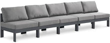 Meridian Furniture 376Grey-S150B Nizuc Collection Modern | Contemporary Outdoor Patio Modular Sofa