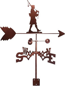 Weathervane Metal for roof Garden Yard Roof Weathervane Weather Vane with Animal Ornament Garden Wind Vane Professional Measuring Tool Garden Yard Easy Use (#1)