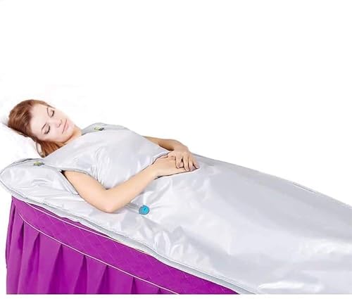 TZLGMDER Sauna Blanket Shaping SPA Home Detoxification Therapy Steaming Set Sauna Heating Blanket Shaping Body Weight Loss Fitness Machine
