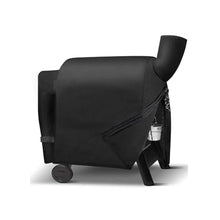 53-inch Waterproof Wood Particle Smoker Cover, 900D Oxford Cloth, Dustproof, UV Resistant, Abrasion-Resistant, and Tear-Resistant,Black,53 * 22 * 40inch