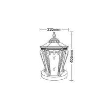 ZEELYDE Post Lights Outdoor,Vintage Waterproof Garden Lights Rust and Corrosion Outdoor String Lights Solar Column Headlights Modern Outdoor Grass Column Headlights Wall Lights Villa Garden Lights D
