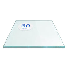 Dulles Glass 60 inch Square Glass Table Top - Tempered - 1/4" Thick Glass Surface, Safe Flat Polished, Eased Corners, Multipurpose for Dining Table, Patio, Coffee and End Table
